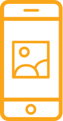 Telefone com flash ligado